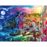 Puzzle  Ravensburger-00803 Cinque Terre in Colour