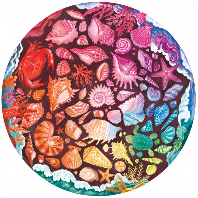 Puzzle Ravensburger-00823 Circle Colors - Seashell