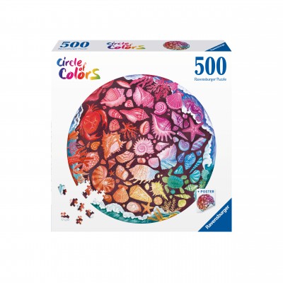 Puzzle Ravensburger-00823 Circle Colors - Seashell
