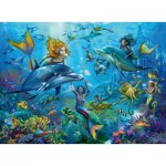 Puzzle  Ravensburger-00864 XXL Pieces - Adventure under Water