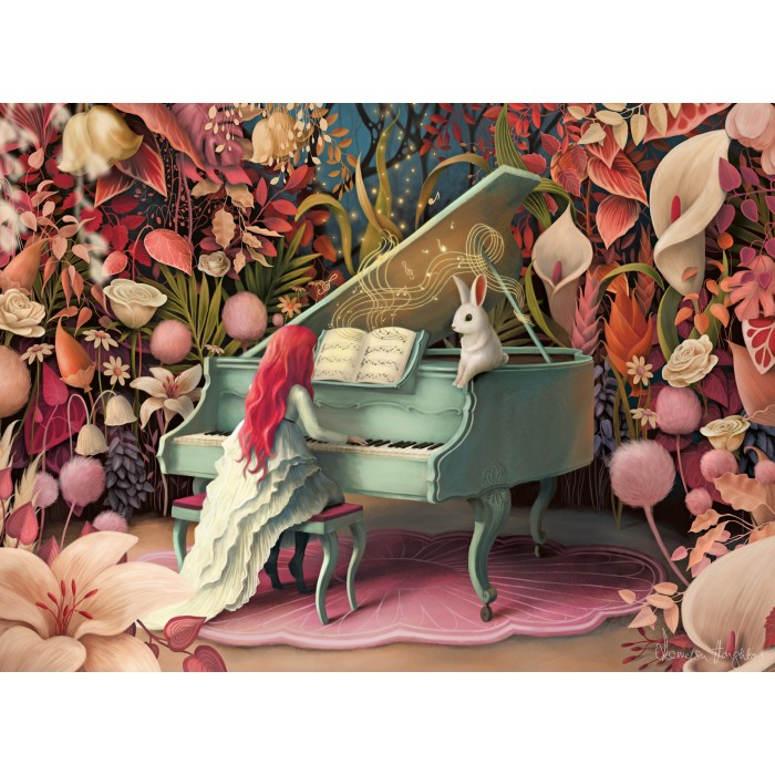 Puzzle  Ravensburger-01010 The Rabbit Recital - demelsa Haughton