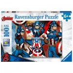 Puzzle  Ravensburger-01073 XXL Pieces - The First Avenger