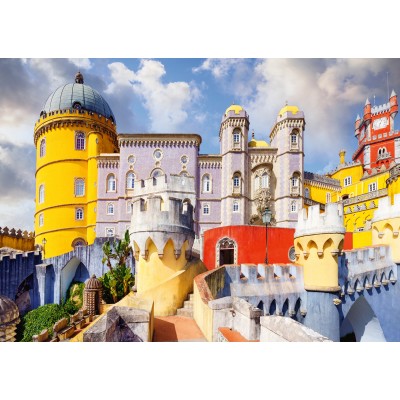 Ravensburger-01314 Pena National Palace - Portugal - Puzzle Highlights - Castles