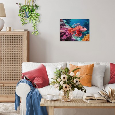Ravensburger-01334 Lionfish - Highlight Puzzle - Colorful Animals