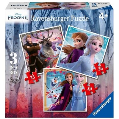 Ravensburger-03033 3 Jigsaw Puzzles - Frozen 2
