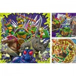  Ravensburger-04012 3 Puzzles - Ninja Turtles