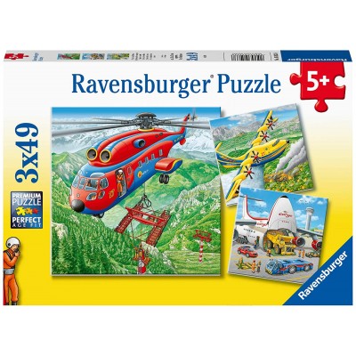 Ravensburger-05033 3 Puzzles - Above the Clouds