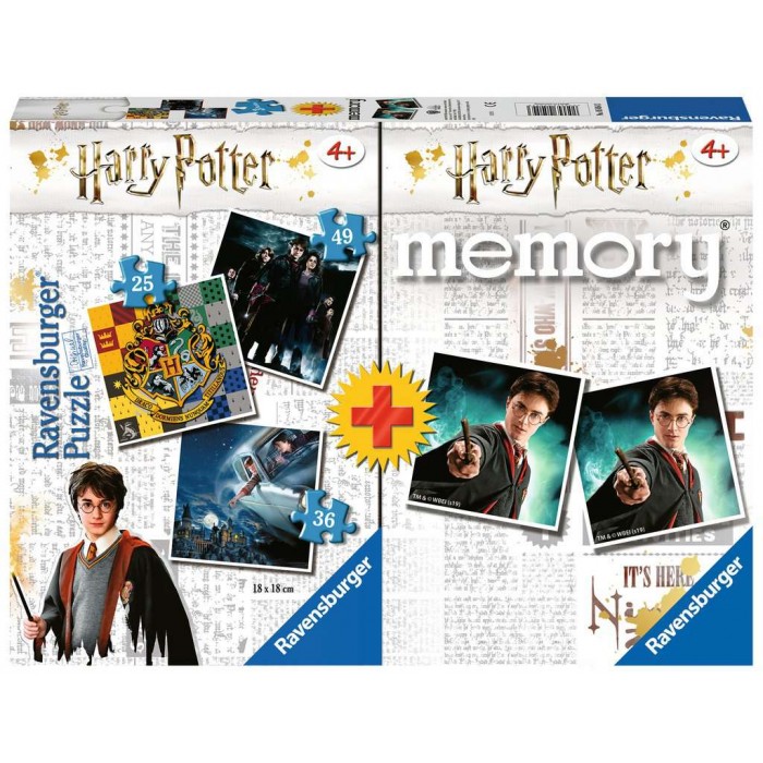 3 Puzzles + Memory - Harry Potter