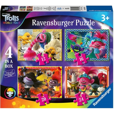 Ravensburger-05059 4 Jigsaw Puzzles - Trolls