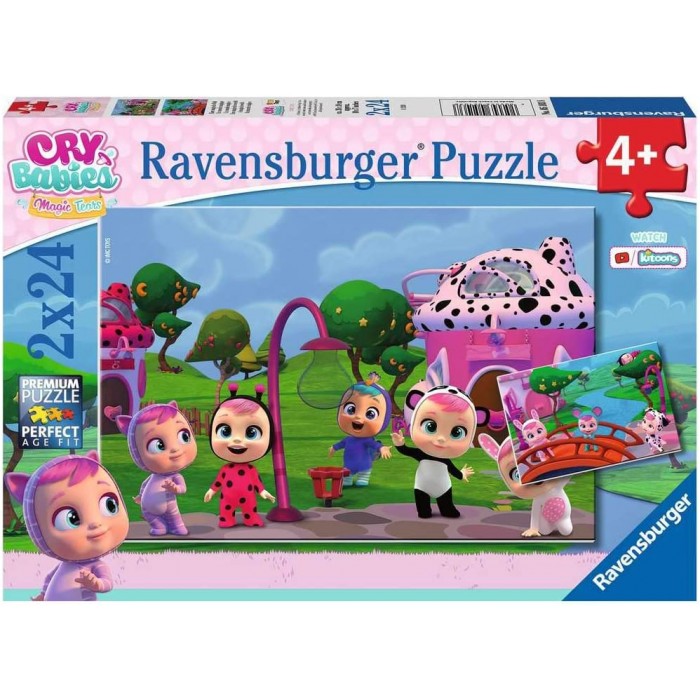  Ravensburger-05103 2 Jigsaw Puzzles - Cry Babies