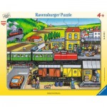  Ravensburger-05234 Frame Puzzle - At the Station