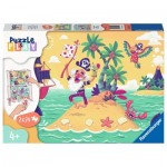  Ravensburger-05591 2 Puzzles - Puzzle & Play - Pirates