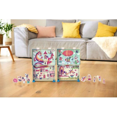 Ravensburger-05596 2 Puzzles - Puzzle & Play - Royale Party