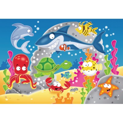 Ravensburger-05610 My First Outdoor Puzzles - Adventure under Water