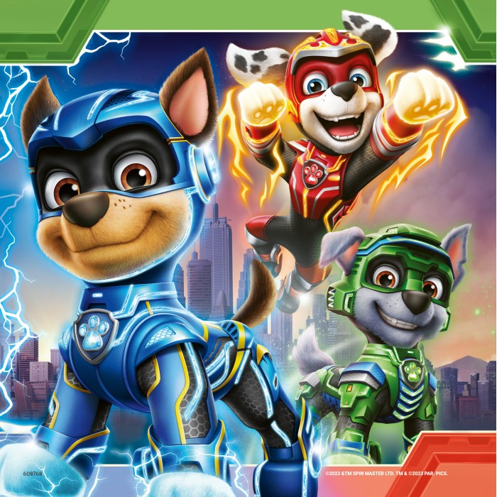 3 Puzzles - The Paw Patrol's Strength
