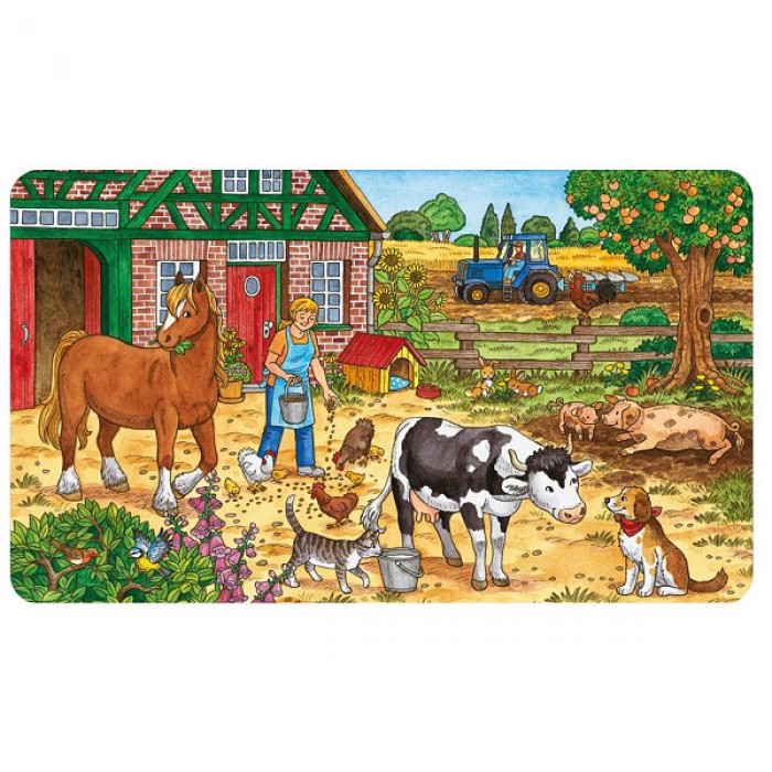 Frame Jigsaw Puzzle - 15 Pieces : Life at the Farm