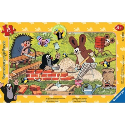 Ravensburger-06151 Frame Jigsaw Puzzle - The Little Mole