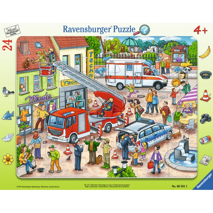  Ravensburger-06581 Frame Jigsaw Puzzle - Help!