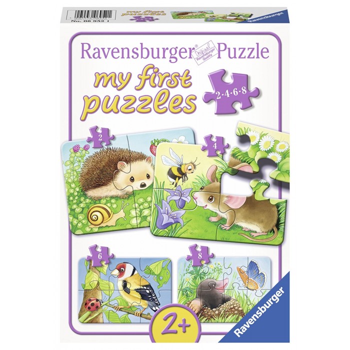  Ravensburger-06952 4 Jigsaw Puzzles - Sweet Gardeners