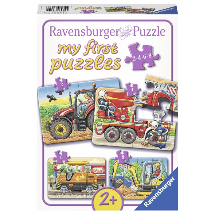 4 Jigsaw Puzzles - At Work