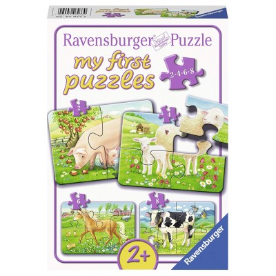 Ravensburger-07077 9 Puzzles - My First Puzzles