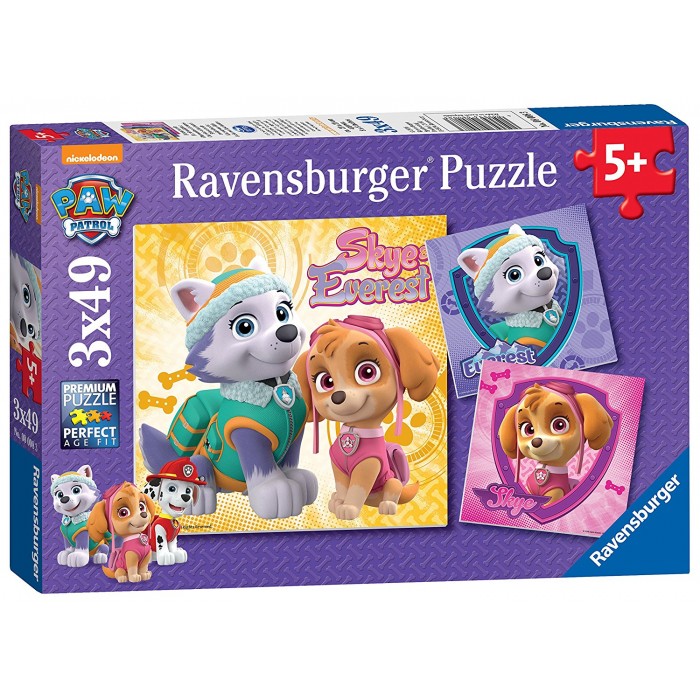  Ravensburger-08008 3 Jigsaw Puzzles - Paw Patrol