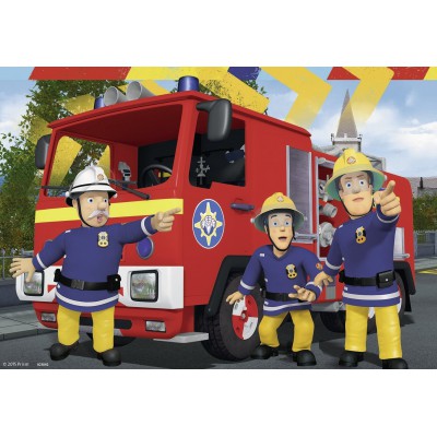 Ravensburger-09042 2 Jigsaw Puzzles - Sam Fireman