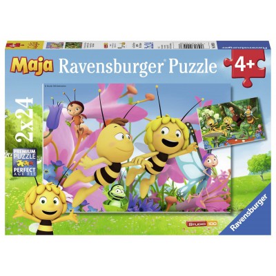 Ravensburger-09093 2 Jigsaw Puzzles - Bee Maja