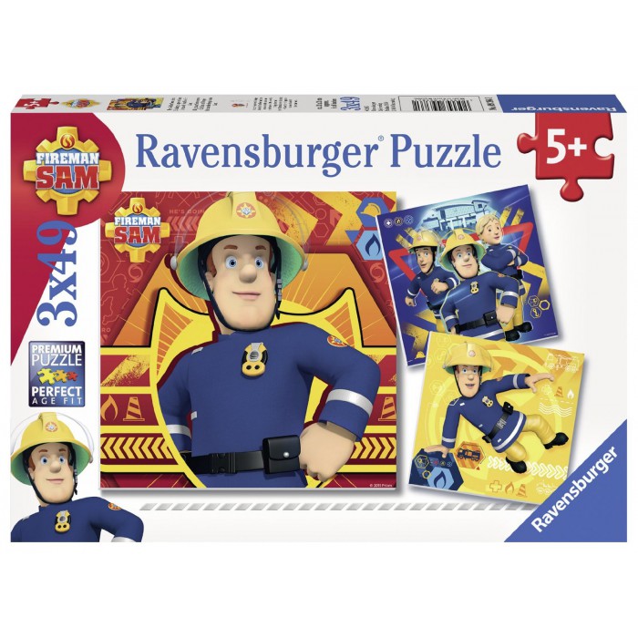 3 Jigsaw Puzzles - Fireman Sam