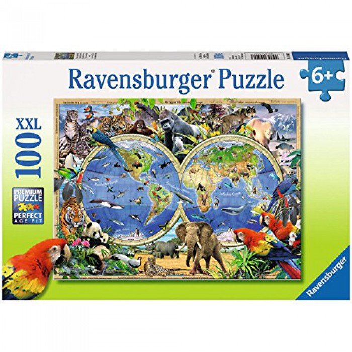 Puzzle  Ravensburger-10540 Animals of the World