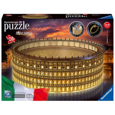 Ravensburger-11148 3D Puzzle with LED - The Coliseum