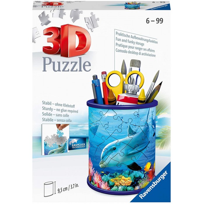 3D Puzzle - Pencil Cup - Underwater World
