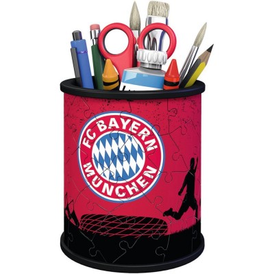 Ravensburger-11215 3D Puzzle - Pencil Cup: FC Bayern