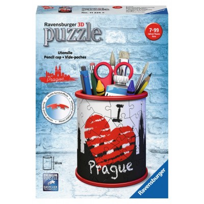 Ravensburger-11225 3D Puzzle - Pencil Cup - Prague