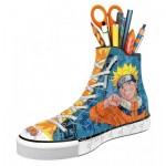  Ravensburger-11543 3D Puzzle - Sneaker - Naruto - Pencil Pot