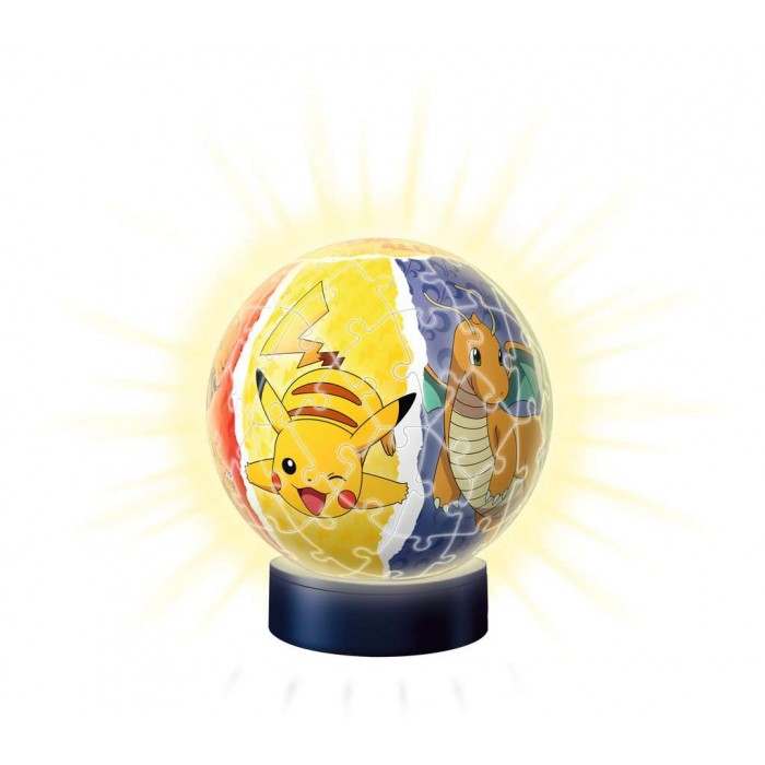  Ravensburger-11547 3D Puzzle - Illuminated Ball Pokémon