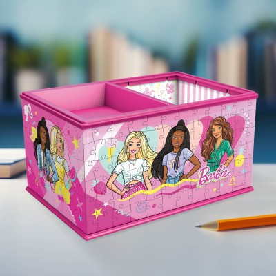 Ravensburger-11584 3D Puzzle - Storage Box - Barbie