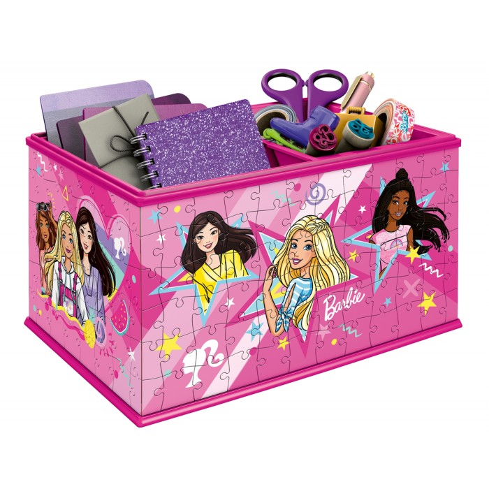  Ravensburger-11584 3D Puzzle - Storage Box - Barbie