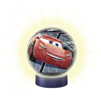 Ravensburger-11818 3D Jigsaw Puzzle with LED - Cars 3