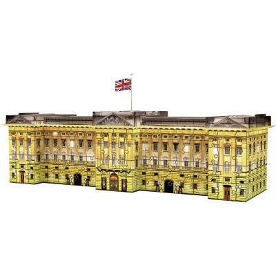 Ravensburger-12529 3D Puzzle - Buckingham Palace by Night