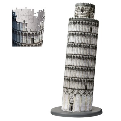 Ravensburger-12557 3D Puzzle - 216 Pieces : Leaning Tower of Pisa