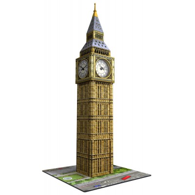 Ravensburger-12586 3D Jigsaw Puzzle - Big Ben with Clock