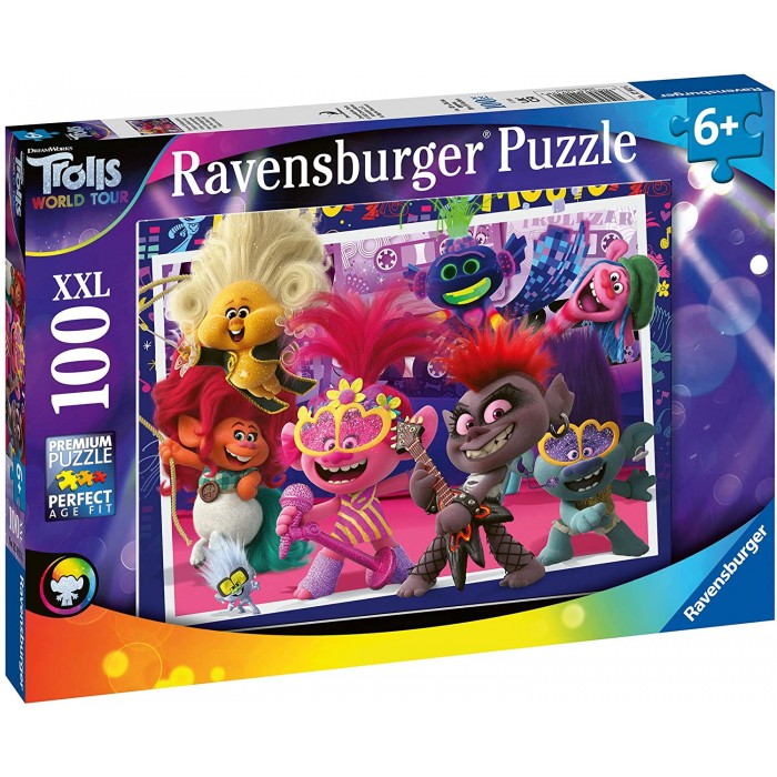 Puzzle Ravensburger-12912 XXL Pieces - Trolls