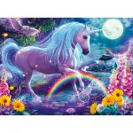 Puzzle  Ravensburger-12980 XXL Pieces - Glittering Unicorn
