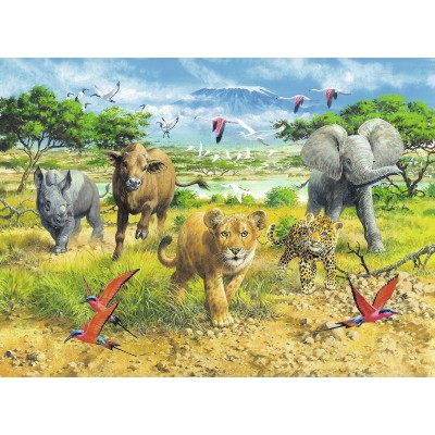 Puzzle Ravensburger-13219 Africa's Animal