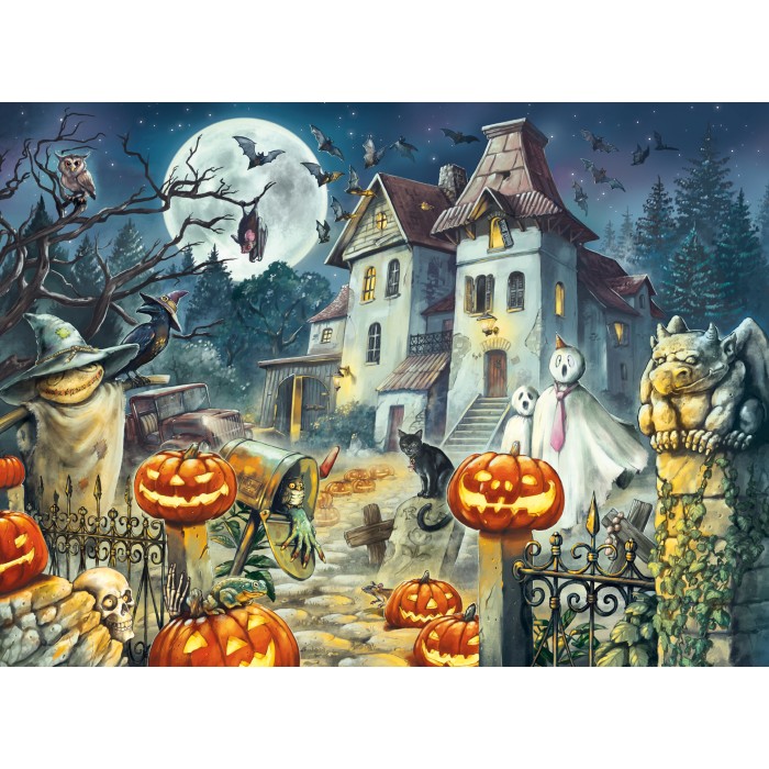 Puzzle  Ravensburger-13264 XXL Pieces - Halloween