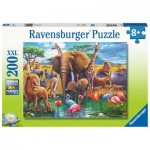 Puzzle  Ravensburger-13292 XXL Pieces - Safari