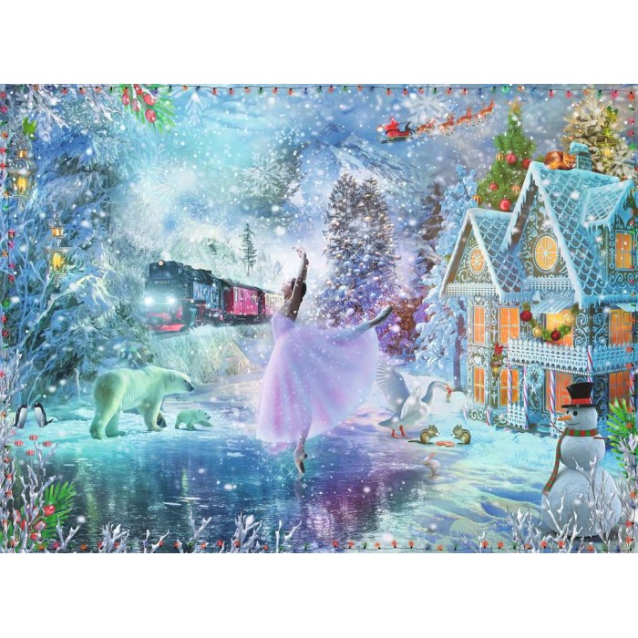 Puzzle Ravensburger-13299 XXL Pieces - Winter Wonderland