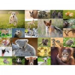 Puzzle  Ravensburger-13353 XXL Pieces - Bébés animaux