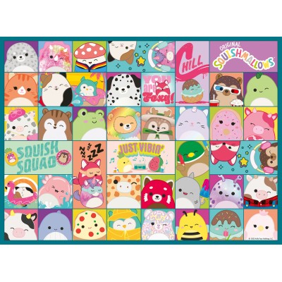 Puzzle Ravensburger-13391 XXL Pieces - Viele bunte Squishmallows